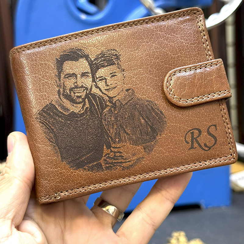 Kožená peněženka s vlastní fotkou - prémiová personalizace