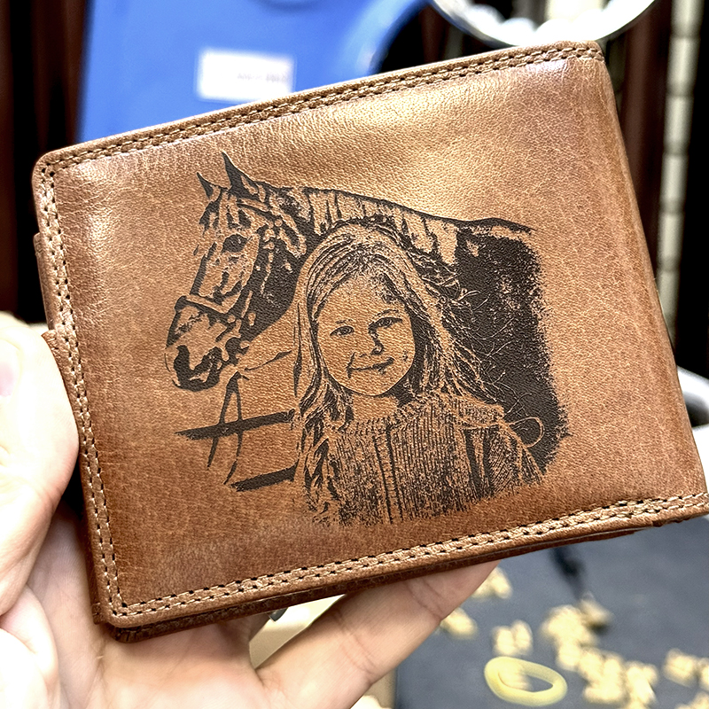 Kožená peněženka s vlastní fotkou - prémiová personalizace