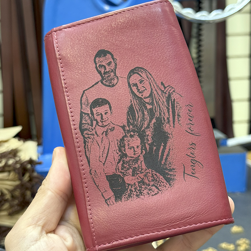 Kožená peněženka s vlastní fotkou - prémiová personalizace