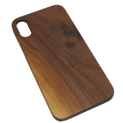 Prémiové dřevěné pouzdro na iPhone X s vlastním textem