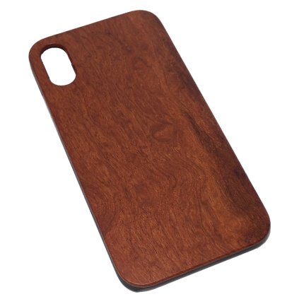 Prémiové dřevěné pouzdro na iPhone X s vlastním textem