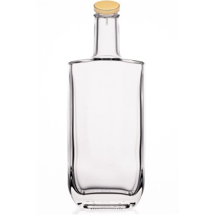 Skleněná láhev Julia 0,5L s uzávěrem doplněná vaším jedinečným textem