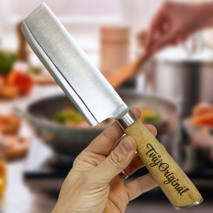 Kuchyňský nůž STAINLESS STEEL | SEKACÍ 17cm, s věnováním nebo textem