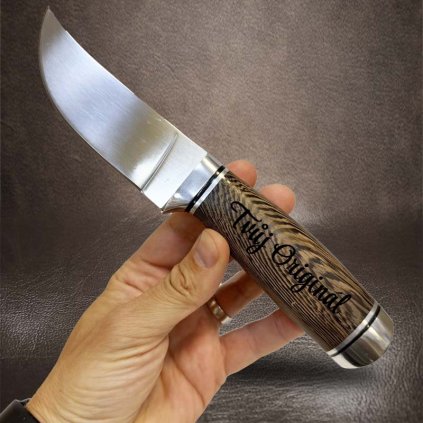 Exkluzivní lovecký nůž včetně pouzdra s vlastním textem nebo monogramem