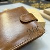 Pánská kožená peněženka ROYAL Leather s monogramem, textem nebo fotkou  + Akce - zlatá mince Pro štěstí ZDARMA
