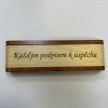Luxusní dřevěné kuličkové pero v dárkovém balení s monogramem a vlastním textem  Originální personalizace na míru