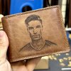 Pánská kožená peněženka ROYAL Leather RFID s vlastním monogramem, textem nebo fotkou  + Akce - zlatá mince Pro štěstí ZDARMA