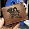 Pánská kožená peněženka ROYAL Leather RFID s vlastním monogramem, textem nebo fotkou  + Akce - zlatá mince Pro štěstí ZDARMA