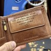 Pánská kožená peněženka ROYAL Leather RFID s vlastním monogramem, textem nebo fotkou  + Akce - zlatá mince Pro štěstí ZDARMA