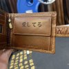 Pánská kožená peněženka ROYAL Leather RFID s vlastním monogramem, textem nebo fotkou  + Akce - zlatá mince Pro štěstí ZDARMA
