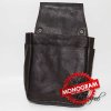 Kožené pouzdro na kasírku na opasek TILLBURRY Leather s monogramem (ražba)