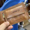 Pánská kožená peněženka ROYAL Leather s monogramem (ražba)  + Akce - zlatá mince Pro štěstí ZDARMA
