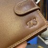 Pánská kožená peněženka PREMIUM Leather s monogramem (ražba)  + Akce - zlatá mince Pro štěstí ZDARMA
