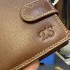 Pánská kožená peněženka Royal Leather s monogramem (ražba)  + Akce - zlatá mince Pro štěstí ZDARMA