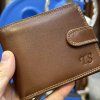 Pánská kožená peněženka Royal Leather s monogramem (ražba)  + Akce - zlatá mince Pro štěstí ZDARMA