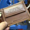Pánská kožená peněženka PREMIUM Leather s monogramem (ražba)  + Akce - zlatá mince Pro štěstí ZDARMA