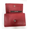 Dámská červená kožená peněženka BELLUGIO s monogramem a vlastním textem