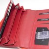 Dámská červená kožená peněženka BELLUGIO s monogramem, textem nebo fotkou