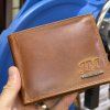 Pánská kožená peněženka Bellugio Leather RFID s monogramem (ražba)  + Akce - zlatá mince Pro štěstí ZDARMA