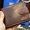 Pánská kožená peněženka Bellugio Leather RFID s monogramem (ražba)  + Akce - zlatá mince Pro štěstí ZDARMA