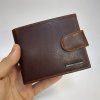 Pánská kožená peněženka Bellugio Leather RFID s monogramem (ražba)