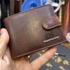 Pánská kožená peněženka Bellugio Leather RFID s monogramem (ražba)  + Akce - zlatá mince Pro štěstí ZDARMA