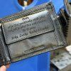 Pánská kožená peněženka ROYAL Leather s monogramem (ražba)  + Akce - zlatá mince Pro štěstí ZDARMA