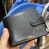 Pánská kožená peněženka ROYAL Leather s monogramem (ražba)  + Akce - zlatá mince Pro štěstí ZDARMA