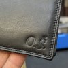 Černá SLIM kožená peněženka BEORIGINAL Leather s monogramem (ražba)  + Akce - zlatá mince Pro štěstí ZDARMA