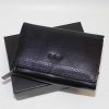 Dámská černá kožená peněženka BELLUGIO s monogramem a vlastním textem