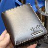 Pánská hnědá kožená peněženka Bellugio Leather RFID s monogramem (ražba)  + Akce - zlatá mince Pro štěstí ZDARMA
