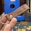 Kožená klíčenka BEORIGINAL Leather s vlastním textem  Možnost gravírování z obou stran