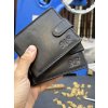 Pánská černá kožená peněženka RFID BEORIGINAL Leather s monogramem (ražba)  + Akce - zlatá mince Pro štěstí ZDARMA