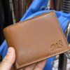 Pánská hnědá SOFT kožená peněženka RFID BEORIGINAL Leather s monogramem (ražba)  + Akce - zlatá mince Pro štěstí ZDARMA