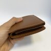 Pánská hnědá SOFT kožená peněženka RFID BEORIGINAL Leather s monogramem (ražba)