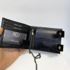 Pánská černá kožená peněženka s řetízkem ROYAL Leather RFID s monogramem, textem nebo fotkou
