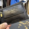 Pánská černá kožená peněženka ROYAL Leather RFID s vlastním monogramem, textem nebo fotkou  + Akce - zlatá mince Pro štěstí ZDARMA