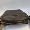 Pánská hnědá WILD Leather kožená crossbody messenger taška přes rameno | velikost XL extra velká