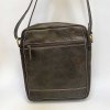 Pánská hnědá WILD Leather kožená crossbody messenger taška přes rameno | velikost XL extra velká