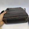 Pánská hnědá WILD Leather kožená crossbody messenger taška přes rameno | velikost XL extra velká