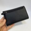 Dámská prémiová černá kožená peněženka TILLBERG LEATHER RFID s monogramem, vlastním textem nebo fotkou