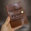 Prémiový kožený obal na diář ROYAL LEATHER s monogramem, vlastním textem nebo fotkou | formát A6
