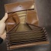 Prémiová kožená kasírka ROYAL LEATHER RFID s monogramem, vlastním textem nebo fotkou