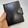 Prémiový hnědý kožený obal pouzdro na PAS nebo diář PREMIUM LEATHER s monogramem, vlastním textem nebo fotkou