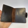 Prémiový hnědý kožený obal pouzdro na PAS nebo diář PREMIUM LEATHER s monogramem, vlastním textem nebo fotkou