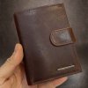 Pánská kožená peněženka Bellugio Leather RFID s monogramem (ražba)