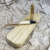 2x prémiové dřevěné inkoustové a kuličkové pero v dárkovém balení s monogramem a vlastním textem