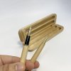 2x prémiové dřevěné inkoustové a kuličkové pero v dárkovém balení s monogramem a vlastním textem