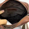 Pánská hnědá bordó kožená crossbody messenger taška přes rameno | velikost M středně velká  Bez personalizace - individuální přání řešíme po domluvě.