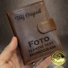 Pánská tmavě hnědá kožená peněženka na výšku PERSONIQ Be Leather RFID s gravírováním textu,  monogramu, fotky  + Akce - zlatá mince Pro štěstí ZDARMA